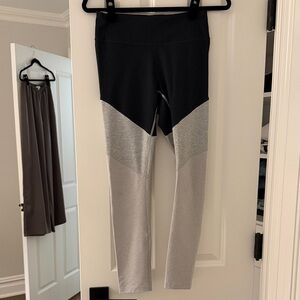 Outdoor Voices Black and Gray Leggings